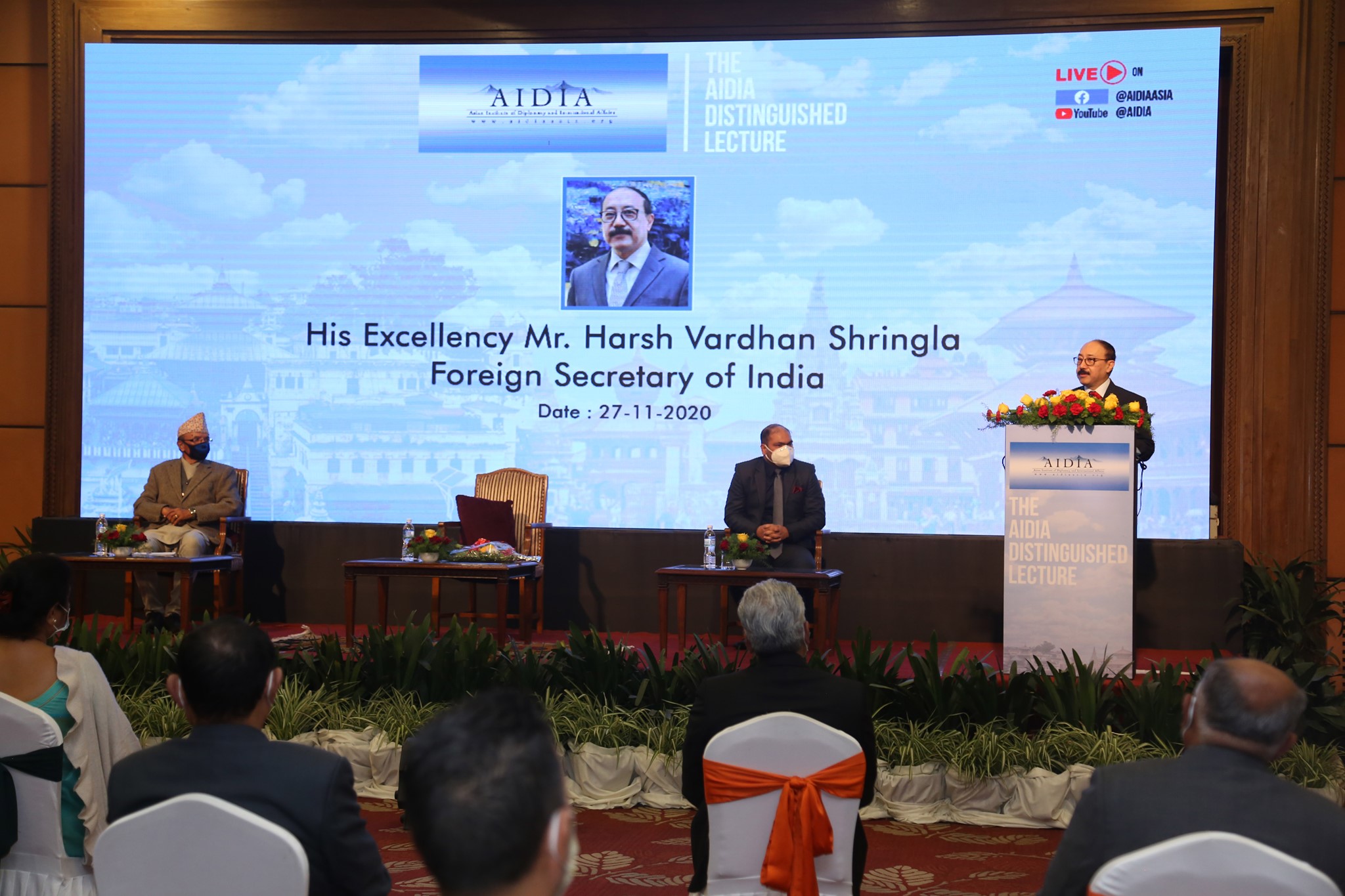 AIDIA Distinguished Lecture by H.E. Mr. Harsh Vardhan Shringla